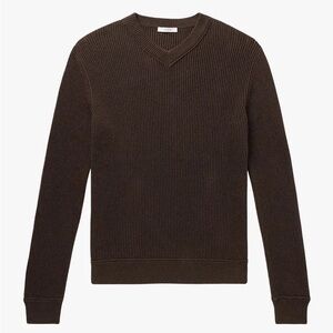 ‼️NEW‼️ The Row | Corbin Men’s Brown V-Neck Sweater